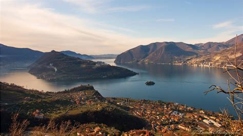 Panorama Marone Lago Diseo Lake Iseo Northern Italy Iseo