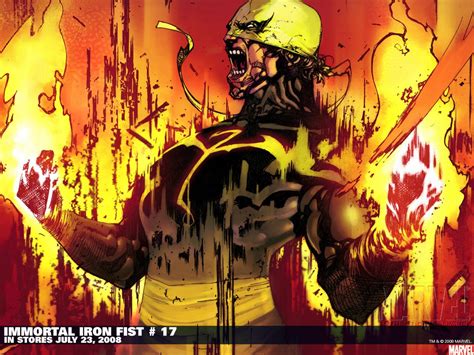 Download Danny Rand Iron Fist Marvel Comics Comic Iron Fist Wallpaper