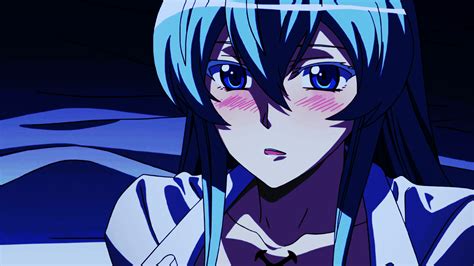 Blue Hair Face Esdeath Akame Ga Kill Akame Ga Kill Anime Girls
