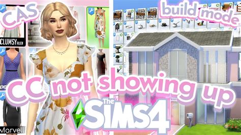 Sims 4 Cc Not Showing Up In Cas Build Mode 2021 Fix Sims 4 Custom