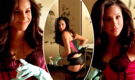 Meghan Markle Shows Incredible Figure In Sexy Red Lingerie And Suspenders For Acting Role Life