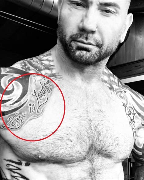 Dave Bautistas 33 Tattoos And Their Meanings Body Art Guru