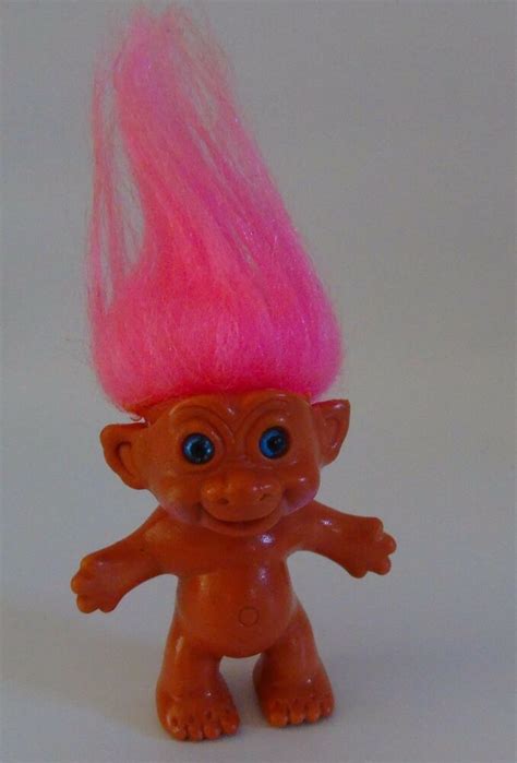 I've seen the different color combinations of the troll and worgen druid bear and cat forms. Vintage Etone Troll Doll Pink Hair Rosy Cheeks Blue Eyes ...