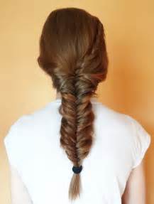 A fishtail braid is a type of hairstyle that involves weaving strands of hair together to create an intricate appearance. File:Fishtail Braid.JPG