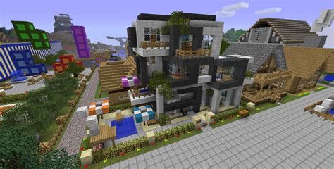 Modern House Server Online Minecraft Project