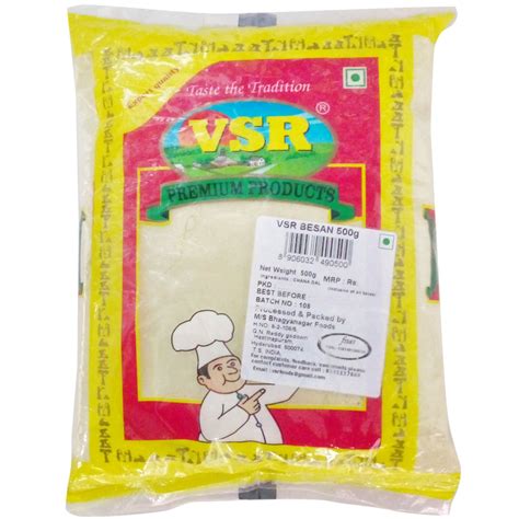Vsr Premium Products Besan 500g Pouch Grocery And Gourmet