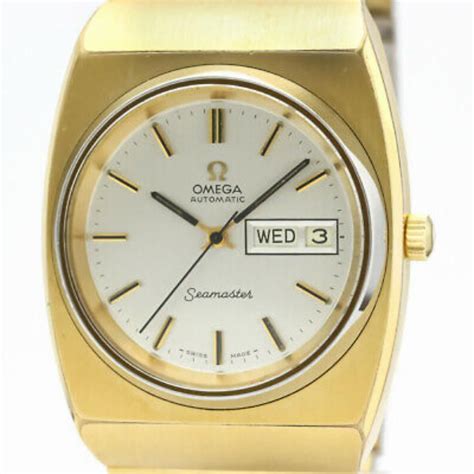 Omega Pre Owned Omega Seamaster 166032 Gold Watch Certified