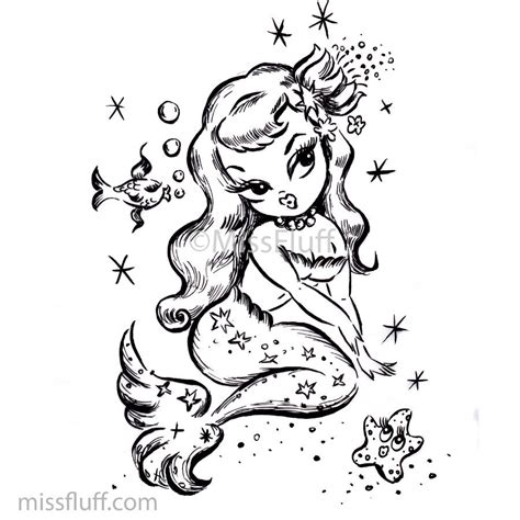 Miss Fluffs Magical Mermaids Coloring Book Miss Fluffs Boutique
