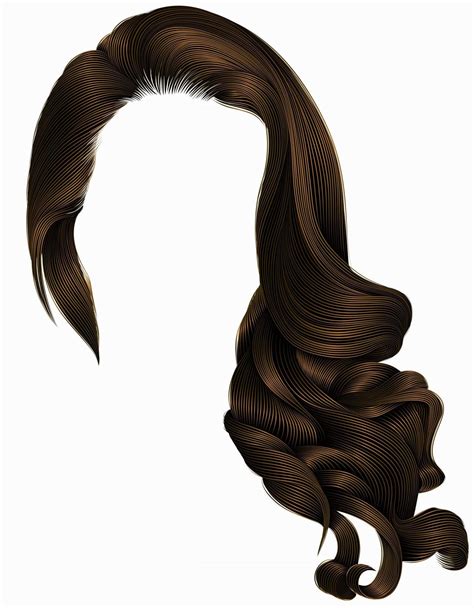 Femme à La Mode De Longs Cheveux Bouclés Brune Perruque De Couleurs Marron Foncé Style Rétro