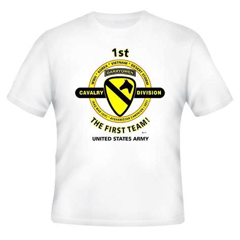 1st Cavalry Division And Vietnam Veteran Army Unit And Operation 2 Sided