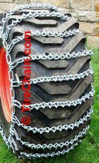 I almost had it stuck a. Tractor Back Hoe Sub Compact Tire Snow Chains John Deere ...