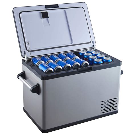 buy ausranvik 45 quart 42 liter black portable refrigerator freezer 4f 68f degree portable