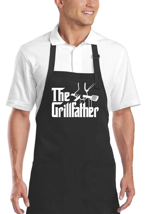 Funny Aprons For Men Grilling Apron Dad Gift Cooking Apron Etsy