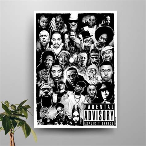 Hip Hop Legends Poster Etsy