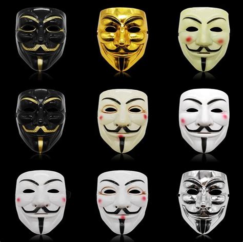 anonymous hacker v for vendetta guy fawkes fancy dress party face mask silver buy anonymous