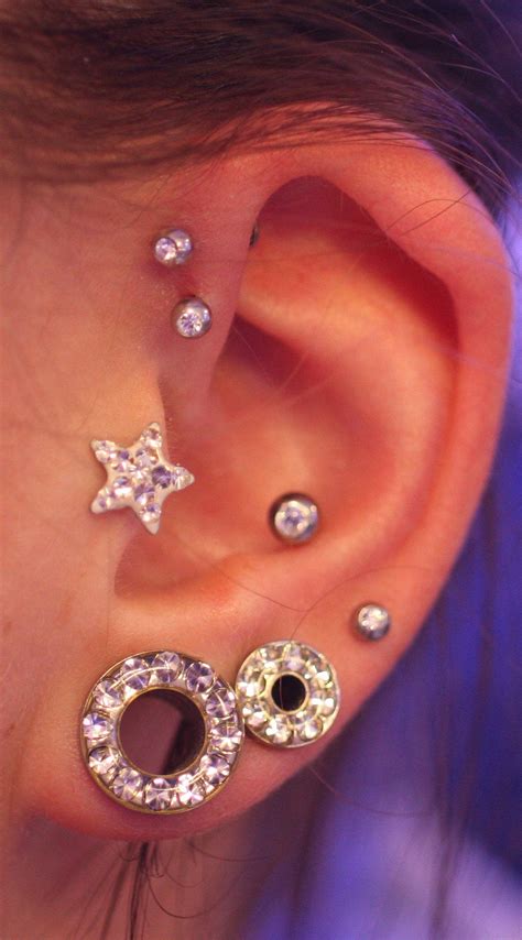 Steal These 30 Ear Piercing Ideas Cool Ear Piercings Ear Piercings