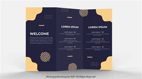 trifold brochure animated mockup set videohive   rapid  effects