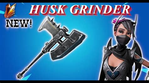 ⚡130 Husk Grinder Review Best Axe Fortnite Save The World Youtube