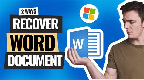 2 Best Ways To Recover Deletedunsaved Word Document Youtube