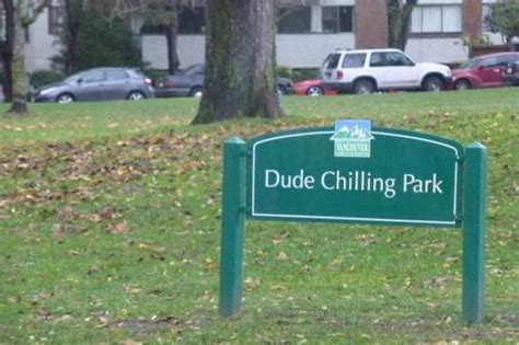 omg chill vibes for all dude chilling park sign becomes official and permanent for east