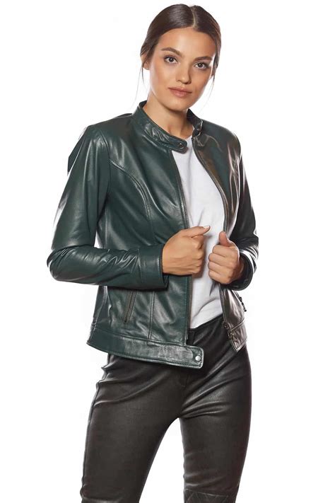 Free Shipping New Womens Leather Jacket