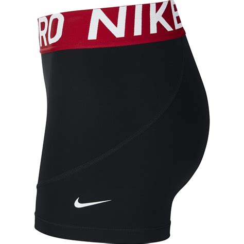 Nike Womens Pro 3 Inch Shorts Blackgym Red