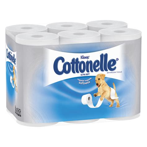 Cottonelle Ultra Soft Toilet Paper 1 Ply 165 Sheetsroll 48carton