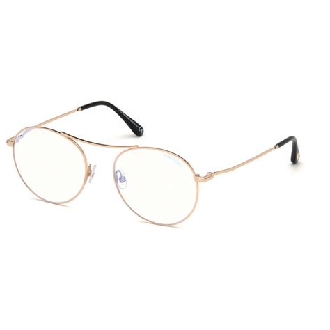tom ford ft 5633 b 028 shiny rose gold eyeglasses unisex