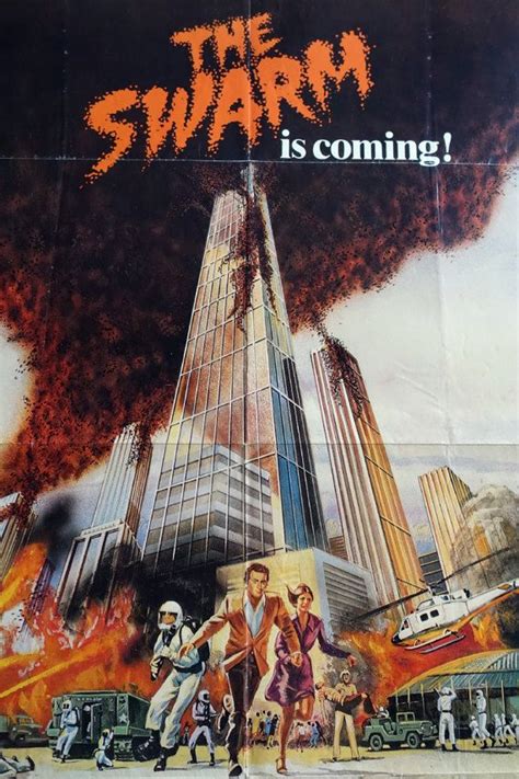 1978 The Swarm Horror Movie Original Vintage Poster Etsy Horror