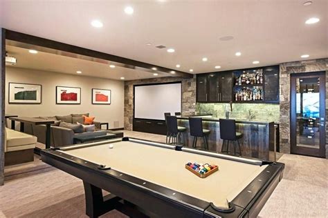 Basement Entertainment Rooms Ideas Modern Architecture The Ultimate