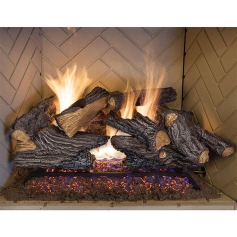 Browse 102 natural gas fireplace stock photos and images available, or search for home fireplace or natural gas stove to find more great stock photos and pictures. 24 In Split Oak Vented Natural Gas Log Set Dual Burner Chimney Fireplace Fire 761644532400 | eBay