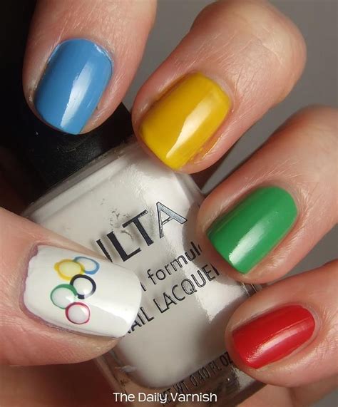 olympic manicure olympic nail art olympic nails nails nail art