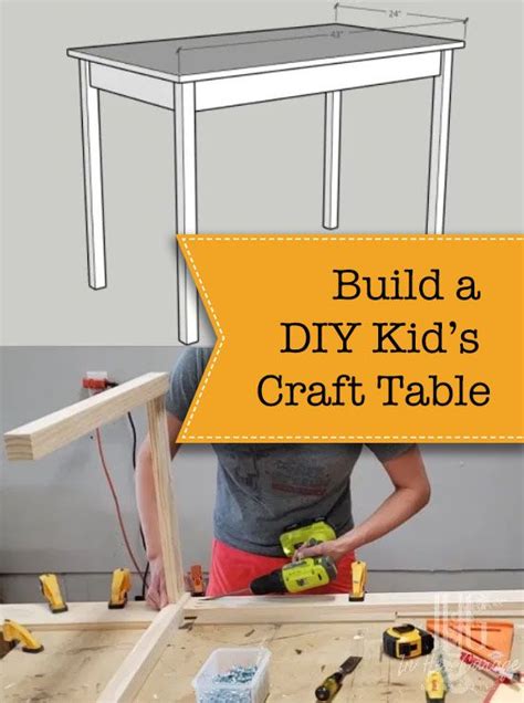 Diy Kids Craft Table Kids Craft Tables Diy For Kids Diy Crafts For