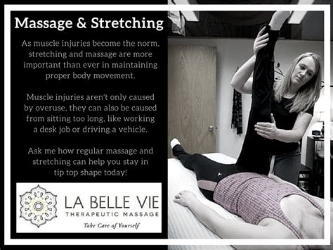 Massage And Stretching Should Be Part Of A Regular Routine To Stay Feeling Your Best Massage