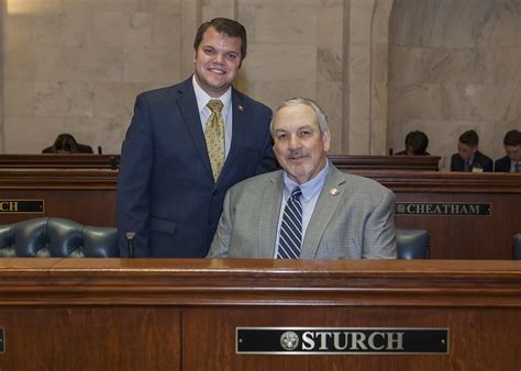 3 20 19 Independence County Judge Robert Griffin With Sen James Sturch