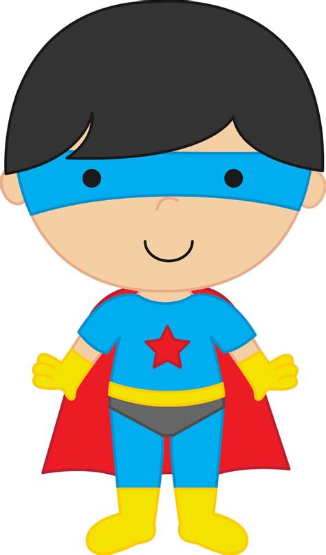 Super Boy Clipart 866×1475 Pixels Super Herói Crianças Herois