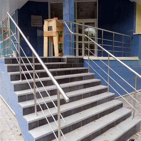 Most items are available in steel, aluminum, brass or bronze and stainless steel. Balustrades & Handrails, Stainless steel handrails for outdoor steps, View handrails for outdoor ...