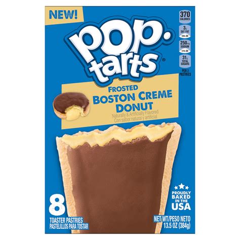 save on pop tarts toaster pastries frosted boston creme donut 8 ct order online delivery