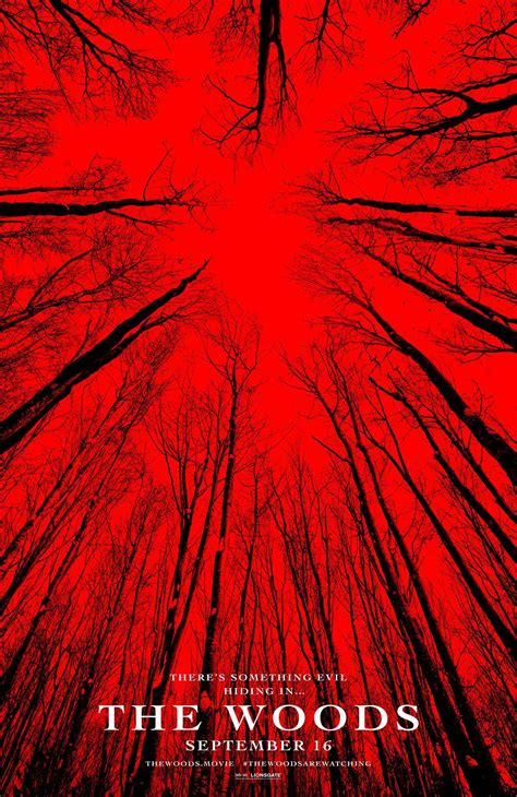 How excited are you to see this? There's a Blood Red Sky in this Poster for The Woods - THE ...