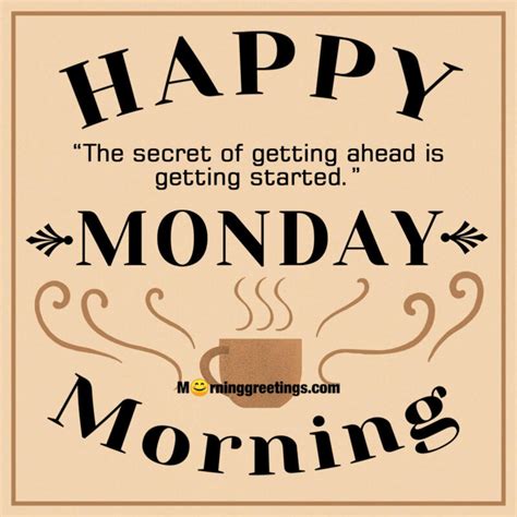 Good Morning Monday Images With Quotes Morning Greetings