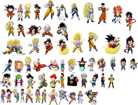 Dragon ball is a japanese media franchise created by akira toriyama in 1984. Dragon Ball character Vector_Download free vector,3d model,Icon--youtoart.com