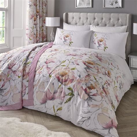 Peony Bedding Set In Pink Cheap Uk Delivery Terrys