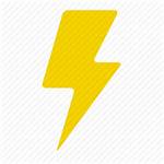 Icon Lightning Thunder Clip Library Icons Bolt