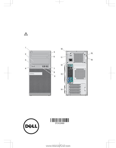 Dell Optiplex 9020 Setup And Features Information Tech Sheet