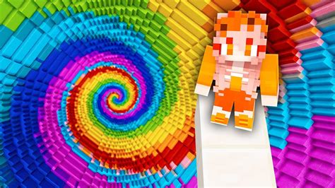 Minecraft Extreme Rainbow Dropper Custom Map Minecraft Videos