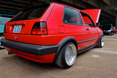 Red Mk2 Vr6 Red Mk2 Gti With A Turbocharged Vr6 At Water B Flickr