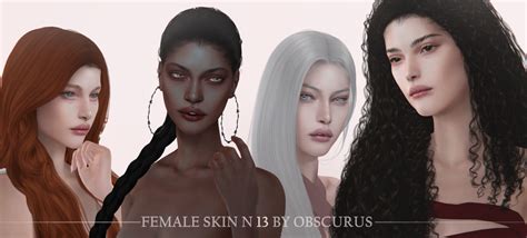 Obscurus Sims Skin N13 21 Colors 42 Swatches Each Color Has 2