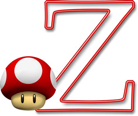 Mario Bross Z Abc Letras Letras Decoradas Y Mario Bros
