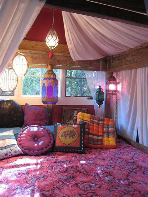 Vintage themed bedroom teen boys ideas music. Indian themed bedroom | Purple Bohemian Themed Bedroom ...