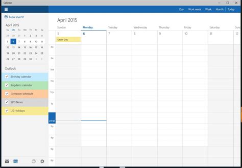This Is The New Windows 10 Calendar App
